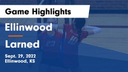 Ellinwood  vs Larned  Game Highlights - Sept. 29, 2022