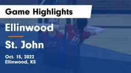 Ellinwood  vs St. John  Game Highlights - Oct. 15, 2022