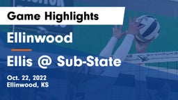 Ellinwood  vs  Ellis @ Sub-State Game Highlights - Oct. 22, 2022