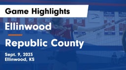 Ellinwood  vs Republic County  Game Highlights - Sept. 9, 2023