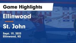 Ellinwood  vs St. John  Game Highlights - Sept. 19, 2023