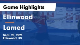 Ellinwood  vs Larned  Game Highlights - Sept. 28, 2023