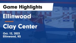 Ellinwood  vs Clay Center  Game Highlights - Oct. 12, 2023