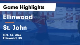 Ellinwood  vs St. John  Game Highlights - Oct. 14, 2023