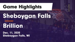 Sheboygan Falls  vs Brillion  Game Highlights - Dec. 11, 2020