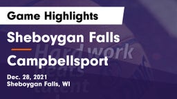 Sheboygan Falls  vs Campbellsport  Game Highlights - Dec. 28, 2021