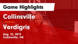 Collinsville  vs Verdigris  Game Highlights - Aug. 22, 2019