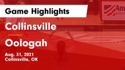 Collinsville  vs Oologah  Game Highlights - Aug. 31, 2021