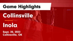 Collinsville  vs Inola Game Highlights - Sept. 20, 2022