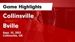 Collinsville  vs Bville Game Highlights - Sept. 23, 2022