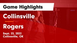 Collinsville  vs Rogers Game Highlights - Sept. 23, 2022