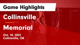 Collinsville  vs Memorial Game Highlights - Oct. 10, 2022