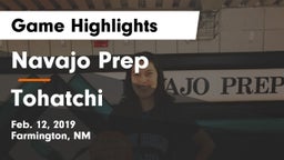 Navajo Prep  vs Tohatchi Game Highlights - Feb. 12, 2019