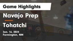 Navajo Prep  vs Tohatchi Game Highlights - Jan. 16, 2024