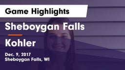 Sheboygan Falls  vs Kohler  Game Highlights - Dec. 9, 2017