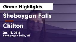 Sheboygan Falls  vs Chilton  Game Highlights - Jan. 18, 2018