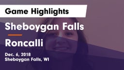 Sheboygan Falls  vs Roncalli  Game Highlights - Dec. 6, 2018