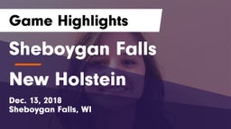 Sheboygan Falls  vs New Holstein  Game Highlights - Dec. 13, 2018