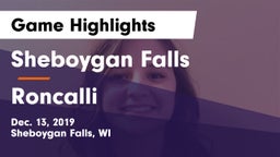 Sheboygan Falls  vs Roncalli  Game Highlights - Dec. 13, 2019