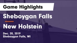 Sheboygan Falls  vs New Holstein  Game Highlights - Dec. 20, 2019