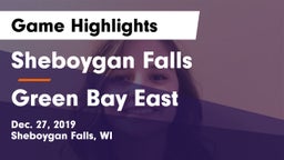 Sheboygan Falls  vs Green Bay East  Game Highlights - Dec. 27, 2019