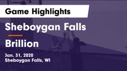 Sheboygan Falls  vs Brillion  Game Highlights - Jan. 31, 2020