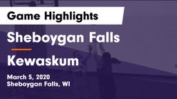 Sheboygan Falls  vs Kewaskum  Game Highlights - March 5, 2020