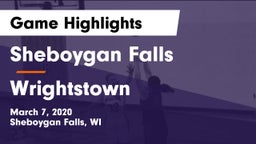 Sheboygan Falls  vs Wrightstown  Game Highlights - March 7, 2020