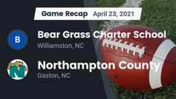 Recap: Bear Grass Charter School vs. Northampton County  2021