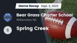 Recap: Bear Grass Charter School vs. Spring Creek 2022
