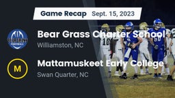 Recap: Bear Grass Charter School vs. Mattamuskeet Early College  2023