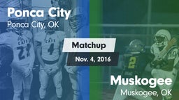 Matchup: Ponca City High vs. Muskogee  2016