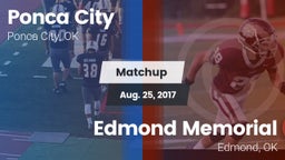 Matchup: Ponca City High vs. Edmond Memorial  2017