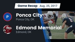 Recap: Ponca City  vs. Edmond Memorial  2017