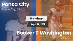 Matchup: Ponca City High vs. Booker T Washington  2017