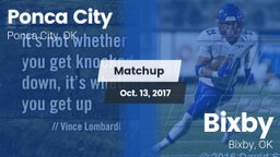 Matchup: Ponca City High vs. Bixby  2017