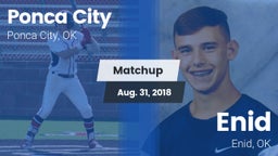 Matchup: Ponca City High vs. Enid  2018