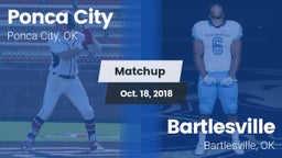Matchup: Ponca City High vs. Bartlesville  2018