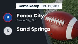 Recap: Ponca City  vs. Sand Springs  2018