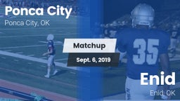 Matchup: Ponca City High vs. Enid  2019