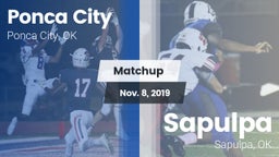 Matchup: Ponca City High vs. Sapulpa  2019