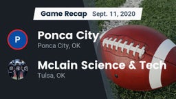 Recap: Ponca City  vs. McLain Science & Tech  2020