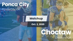 Matchup: Ponca City High vs. Choctaw  2020