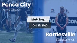 Matchup: Ponca City High vs. Bartlesville  2020