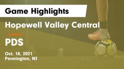 Hopewell Valley Central  vs PDS Game Highlights - Oct. 18, 2021