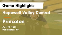 Hopewell Valley Central  vs Princeton  Game Highlights - Oct. 25, 2021