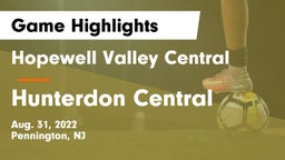 Hopewell Valley Central  vs Hunterdon Central  Game Highlights - Aug. 31, 2022