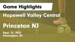 Hopewell Valley Central  vs Princeton  NJ Game Highlights - Sept. 22, 2022