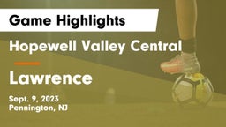 Hopewell Valley Central  vs Lawrence  Game Highlights - Sept. 9, 2023