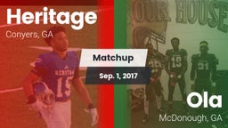 Matchup: Heritage  vs. Ola  2017